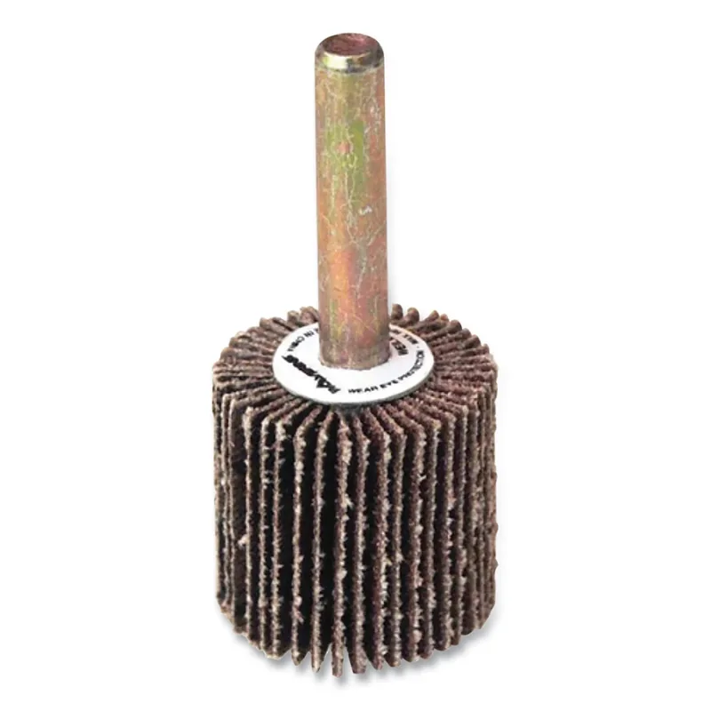 Wolverine® Mounted Flap Wheel, 1 in dia, 40 grit, 30000 RPM