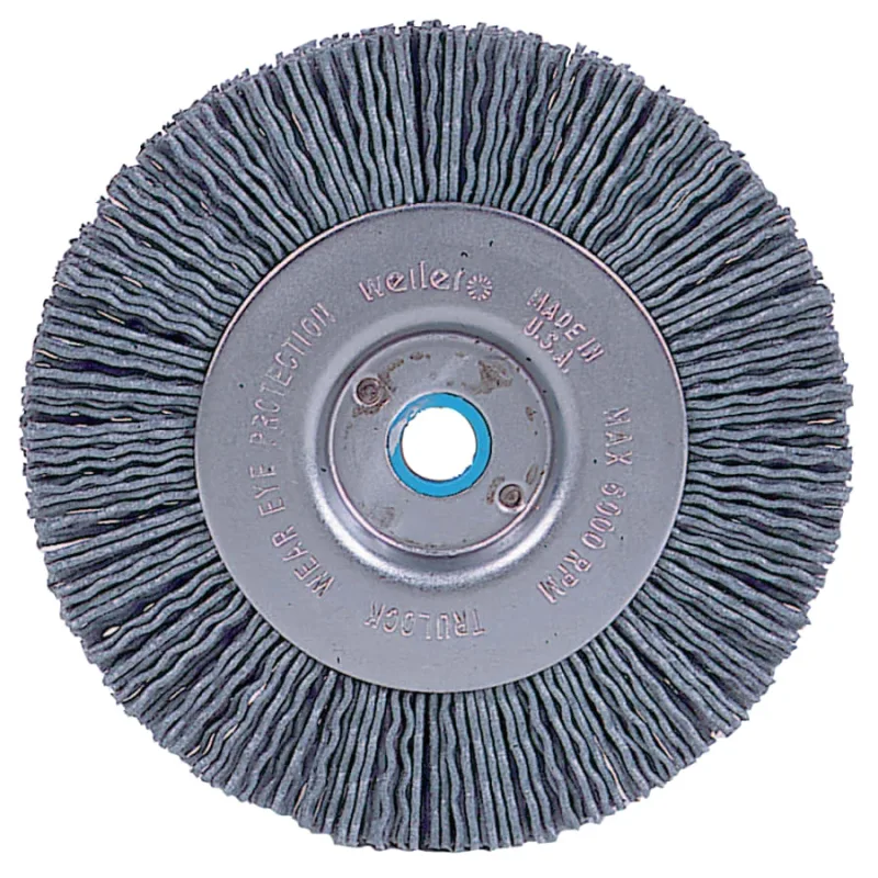 Narrow Face Nylox Wheel, 4 in dia, 1/2 in W, 0.040 in, 6,000 RPM