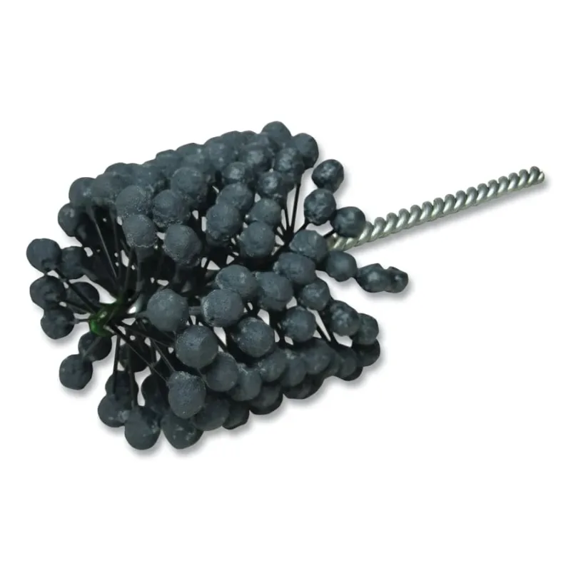 CrossFlex Bore Brush, Abrasive Globules, 3-1/2 in Dia, 3.7500 in L, 0.283 in Stem Dia, 240 Grit