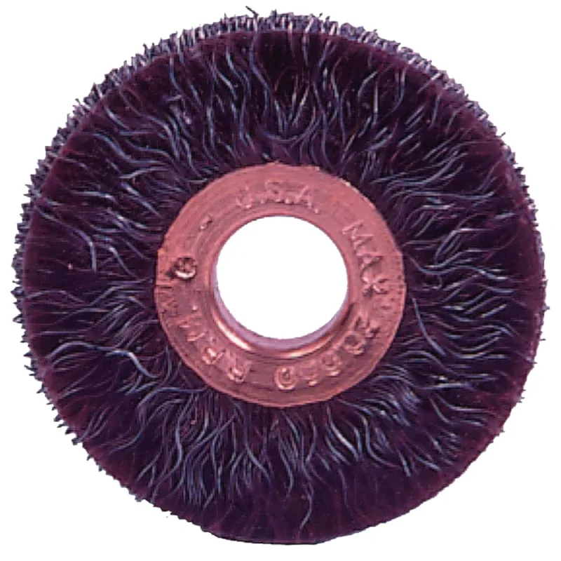 Polyflex® Small Diameter Wire Wheel, 3 in D x 1/4 in W, .014 Steel, 20,000 rpm