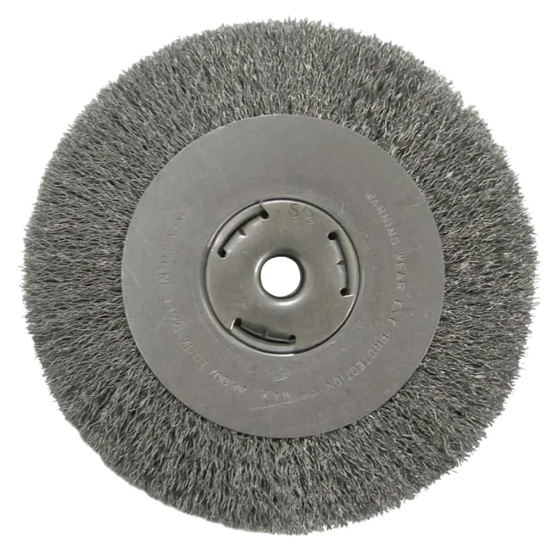 Vortec Pro® Crimped Wire Wheel, 8 in D, .014 Carbon Steel, 4,000 rpm, Retail Pk