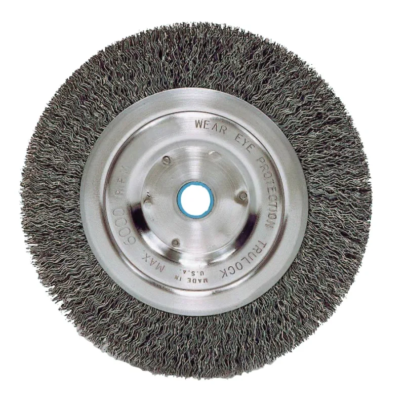 Vortec Pro® Crimped Wire Wheel, 5 in D, .006 Carbon Steel, 6,000 rpm, Retail Pk