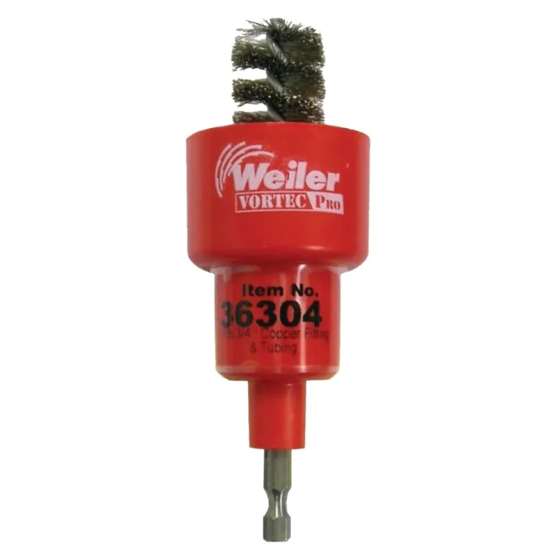 Vortec Pro® Turbo Tube™ Brush, 3/4 in, .0008 in SS Fill, Display Pack