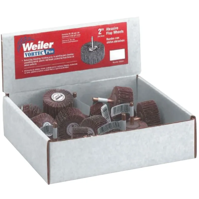 Abrasive Flap Wheel Countertop Displays, 2 in, Grit