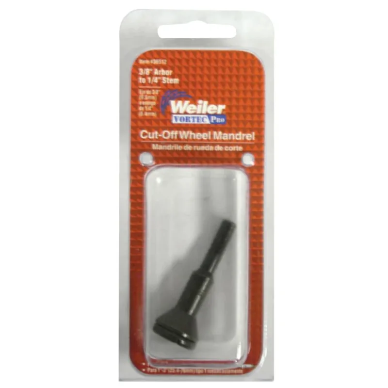 Vortec Pro Cut-off Wheel Mandrels 3/8 Arbor, Display Pack