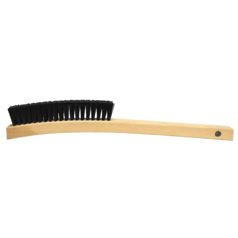 Plater's Brushes, 4 X 19 Rows, Nylon Wire, Wood Handle