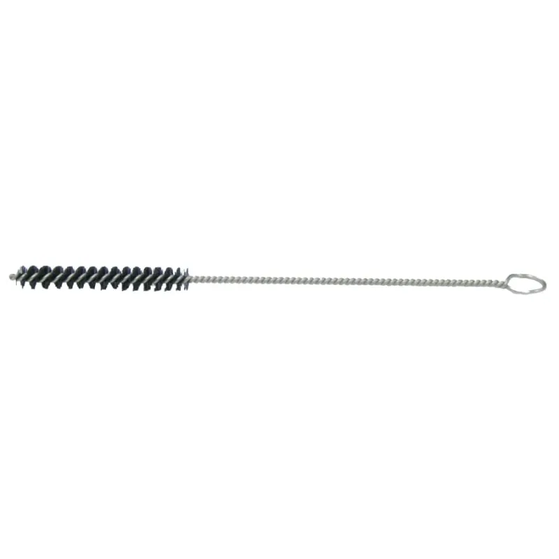 Nylon Tube Brush, 1/4 in dia, 0.005 in Bristle dia, 6-1/4 in L