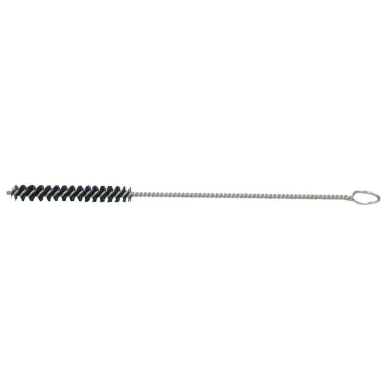 Nylon Tube Brush, 3/8 in dia, 0.008 in Bristle dia, 6-1/4 in L