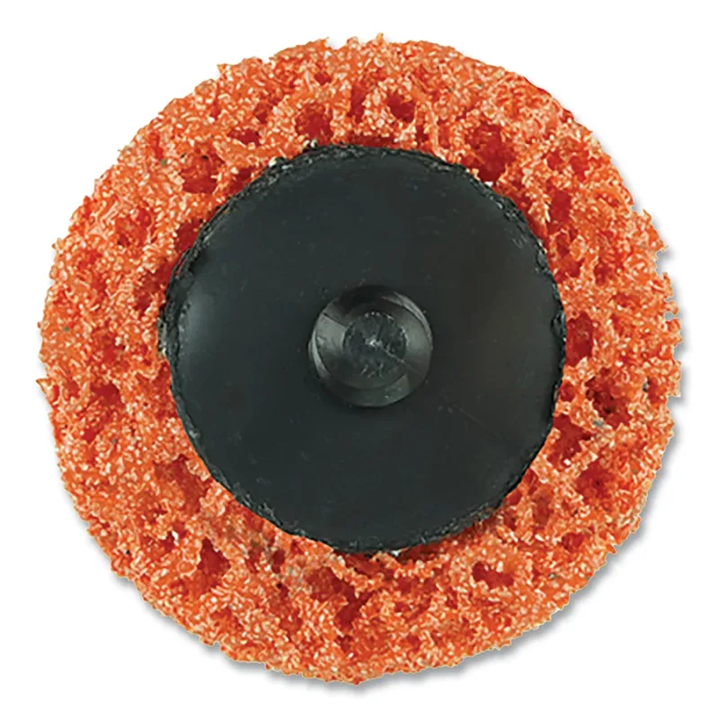 Tiger® Strip Disc, 2 in dia, Type R, X-Coarse, 15000 RPM, Ceramic, Orange