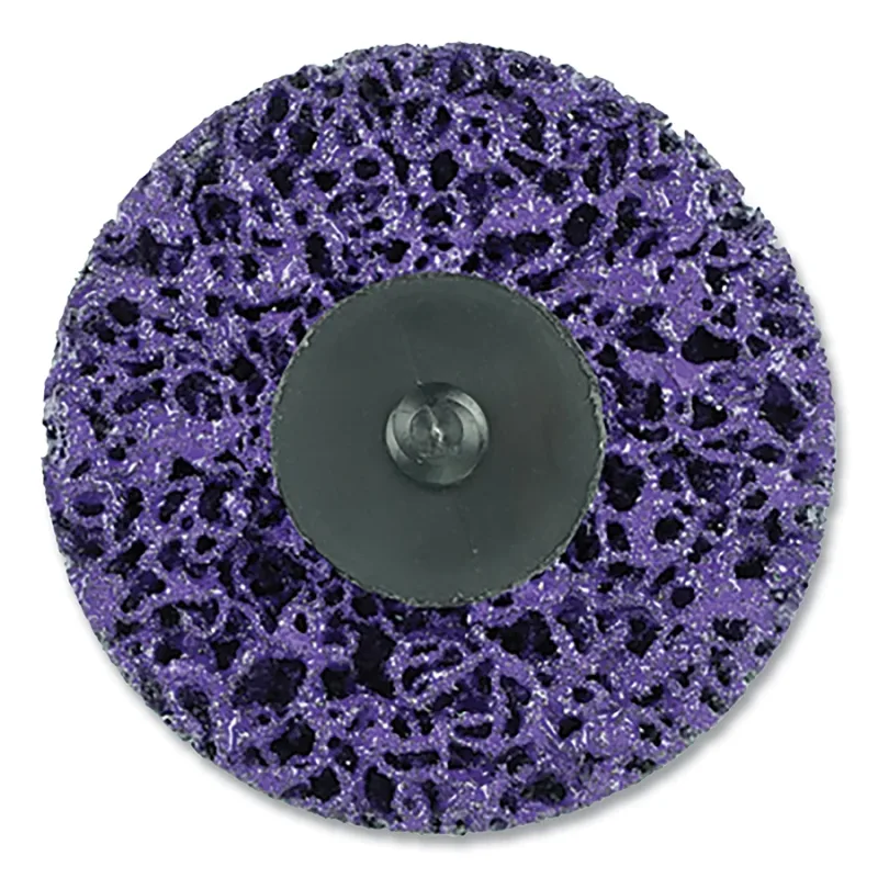 Tiger® Strip Disc, 3 in dia, Type R, X-Coarse, 13500 RPM, Silicon Carbide, Purple