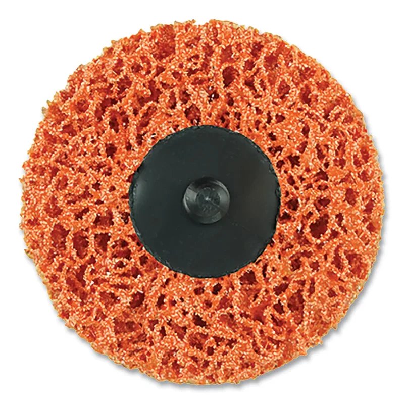 Tiger® Strip Disc, 3 in dia, Type R, X-Coarse, 12000 RPM, Ceramic, Orange