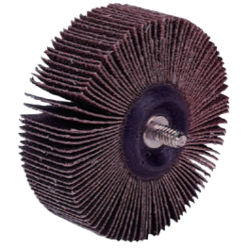 Tiger Mounted Flap Wheels, 3 in, 60 Grit, 20,000 rpm