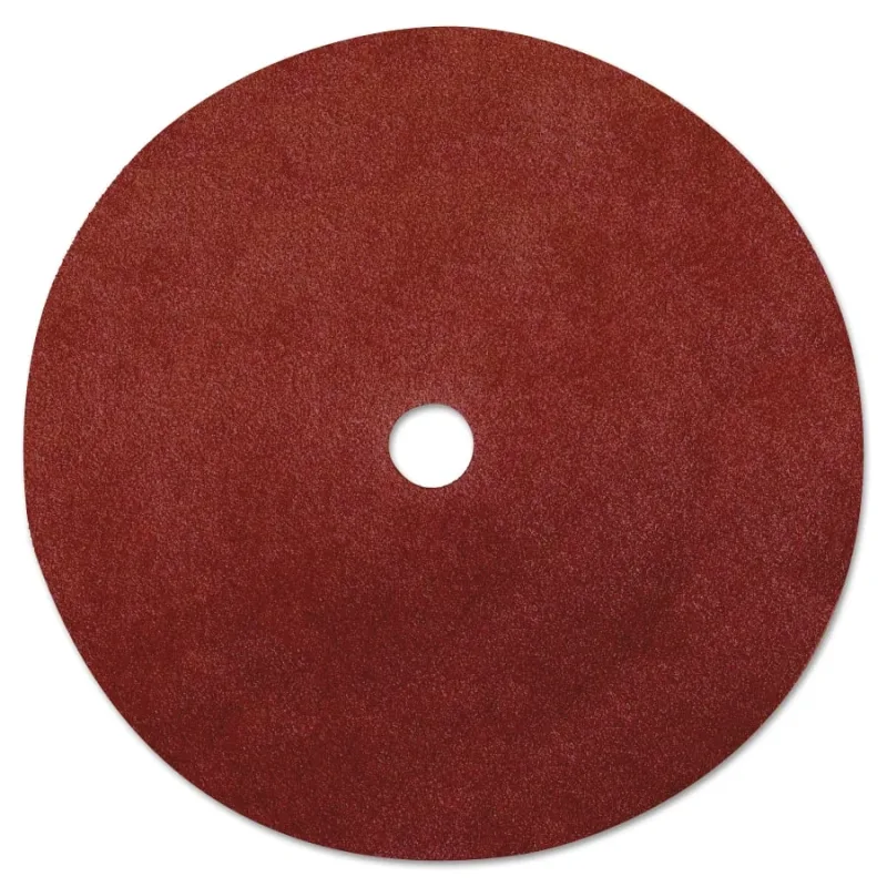 Wolverine Resin Fiber Discs, 9 in, 7/8 in Arbor, 80 Grit, White Aluminum Oxide