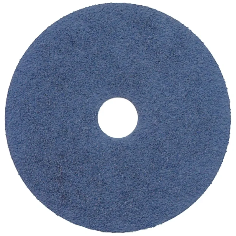 Zirconium Resin Fiber Disc, 7 in Dia, 60 Grit, Alum Oxide