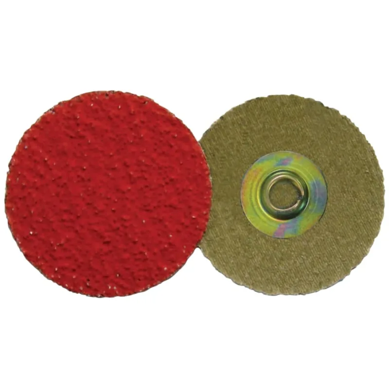 Metal Hub Style Blending Discs, Aluminum Oxide, 2 in Dia., 36 Grit