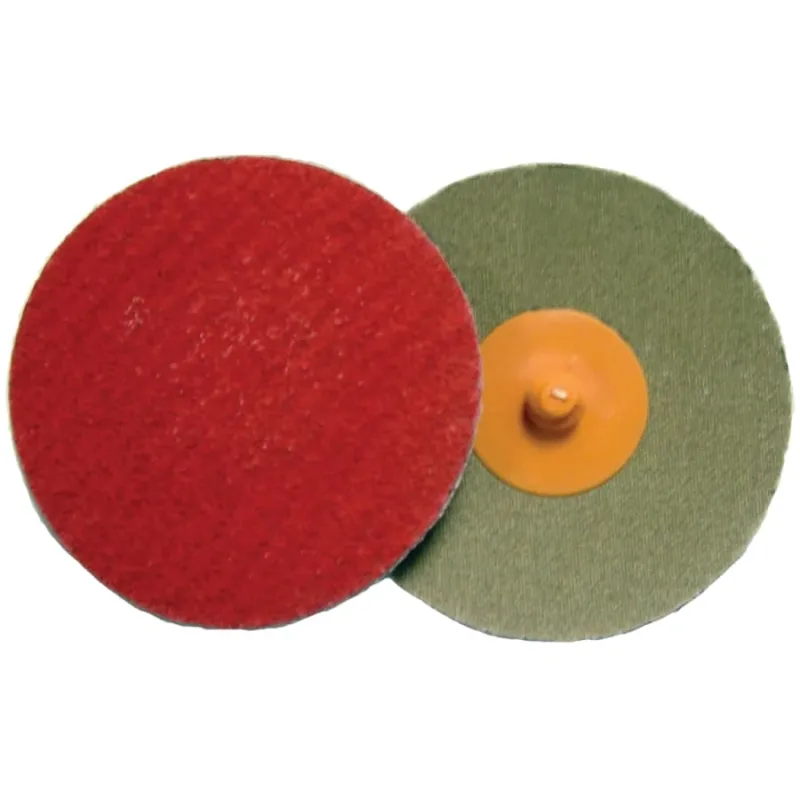 Plastic Button Style Blending Discs, Ceramic, 3 in Dia., 80 Grit