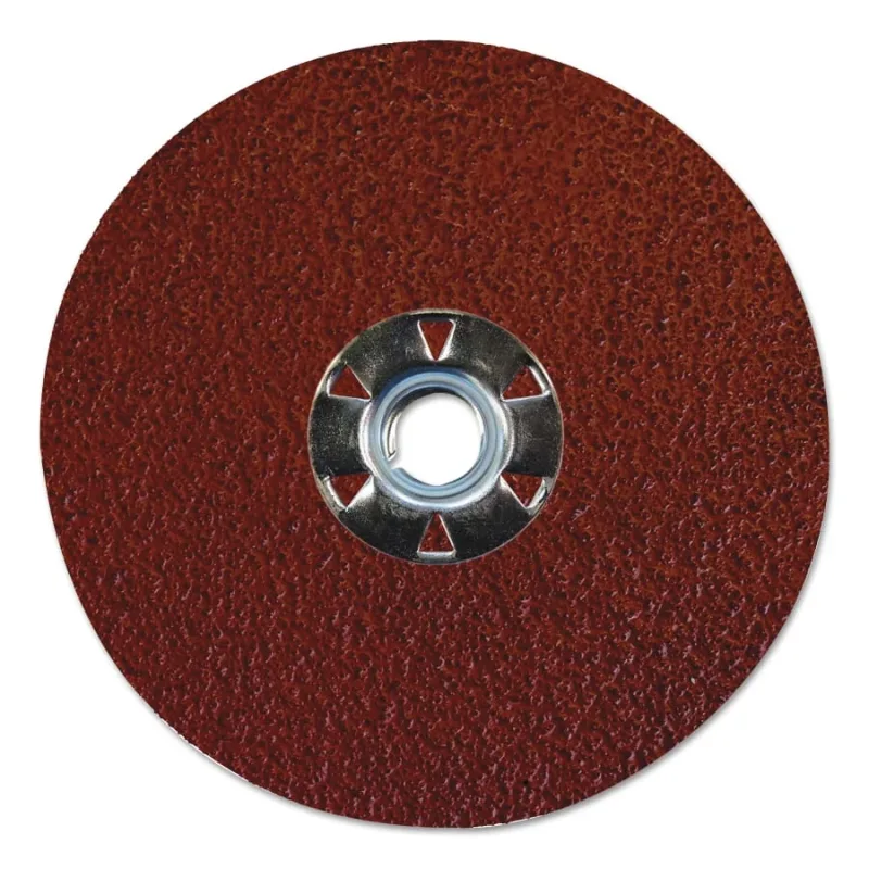 Tiger Aluminum Resin Fiber Discs, 5 in Dia, 5/8 Arbor, 36 Grit, Aluminum Oxide