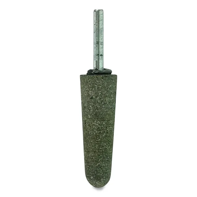 Tiger® Mounted Point, 1 in dia x 1/4 in dia Shank x 1-1/2 in L Shank, 24 Grit, Zirconia Alumina, A3, 10 EA/BX