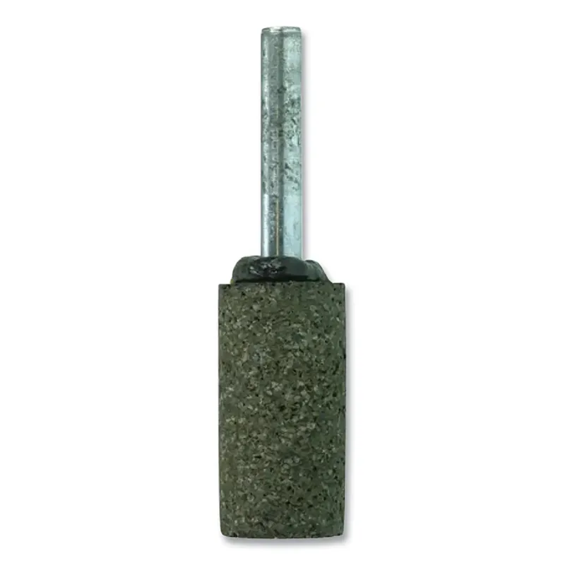 Tiger® Mounted Point, 3/4 in dia x 1/4 in dia Shank x 1-1/2 in L Shank, 24 Grit, Zirconia Alumina, W207, 10 EA/BX