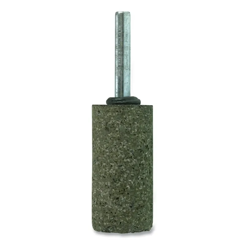 Tiger® Mounted Point, 1 in dia x 1/4 in dia Shank x 1-1/2 in L Shank, 24 Grit, Zirconia Alumina, W222, 10 EA/BX