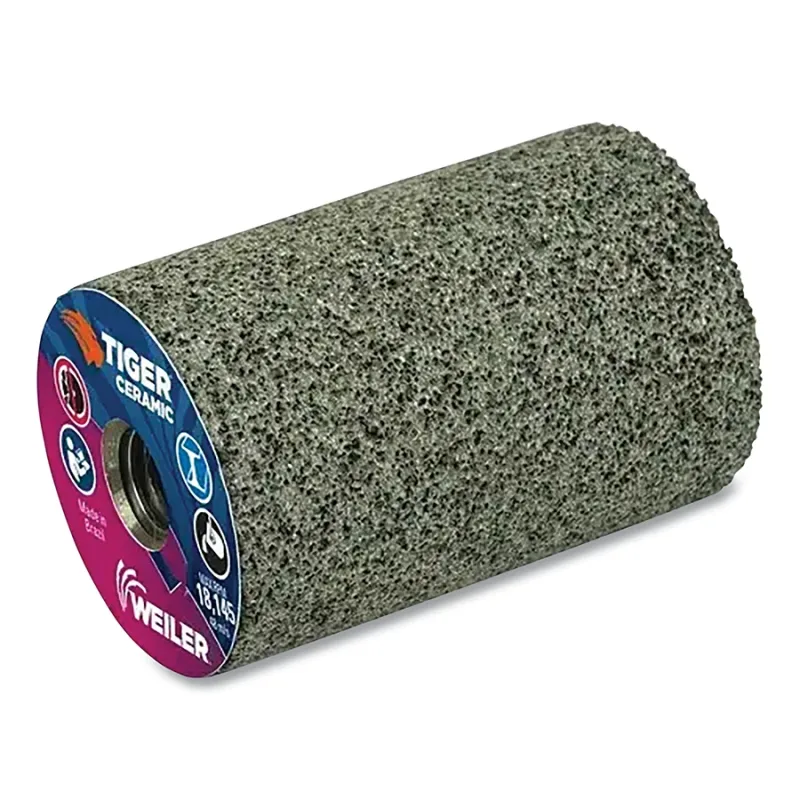 Tiger® Grinding Cone, 2 in dia x 3 in Thick x 5/8 in-11 Arbor, 20 Grit, Ceramic Alumina, Type 18, 12 EA/BX
