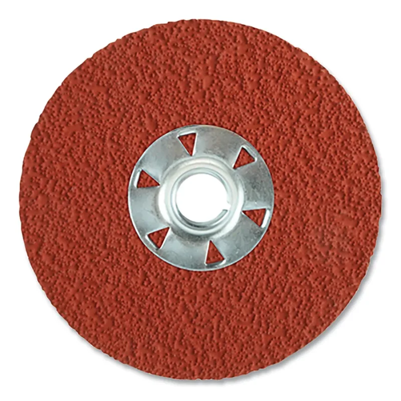 Tiger® 3D MAX Ceramic Resin Fiber Disc, Topcoat, 4-1/2 in dia x 5/8 in-11 UNC, 36+ Grit, 13000 RPM