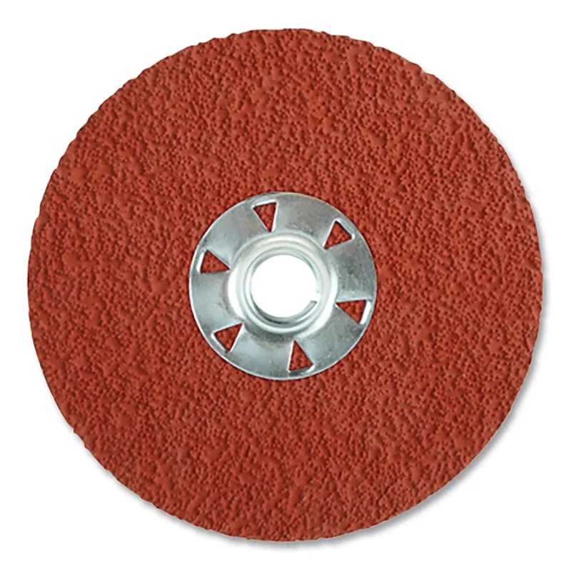 Tiger® 3D MAX Ceramic Resin Fiber Disc, Topcoat, 5 in dia x 5/8 in-11 UNC, 36+ Grit, 11900 RPM