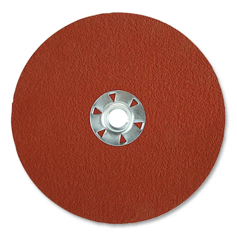 Tiger® 3D MAX Ceramic Resin Fiber Disc, Topcoat, 7 in dia x 5/8 in-11 UNC, 36+ Grit, 8500 RPM