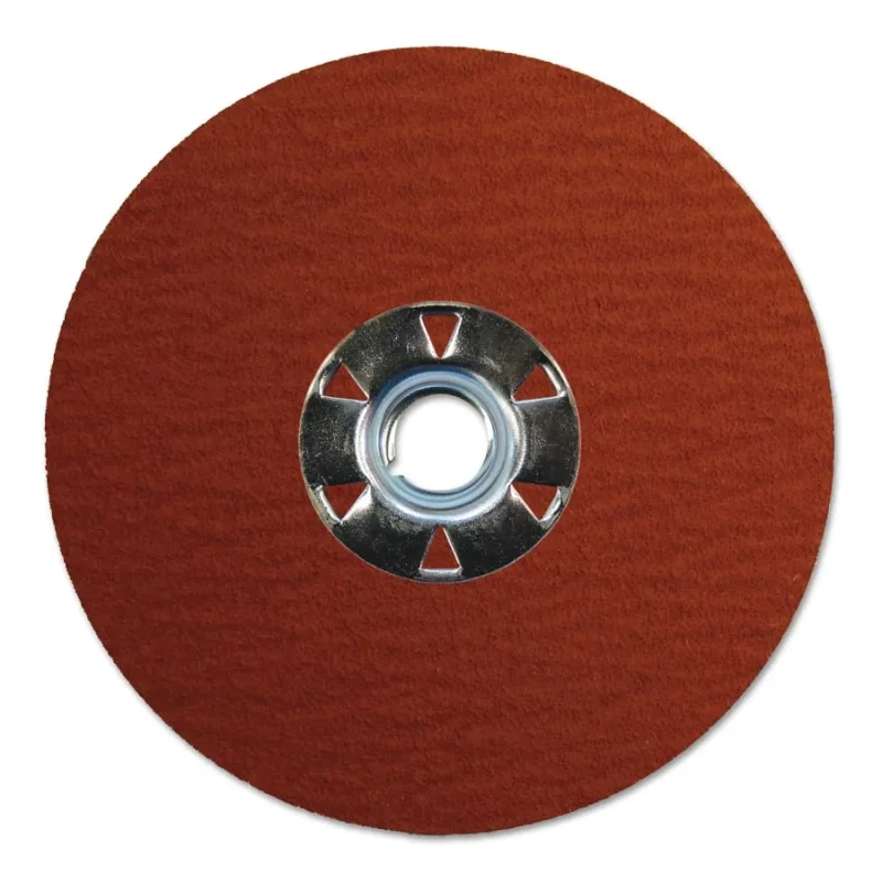 Tiger® Ceramic Resin Fiber Disc, 4-1/2 in dia, 5/8 in-11 UNC Arbor, 60 Grit