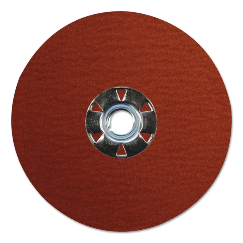 Tiger® Ceramic Resin Fiber Disc, 5 in dia, 5/8 in-11 UNC Arbor, 60 Grit