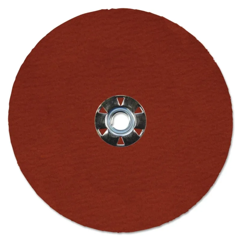 Tiger® Ceramic Resin Fiber Disc, 7 in dia, 5/8 in-11 UNC Arbor, 80 Grit