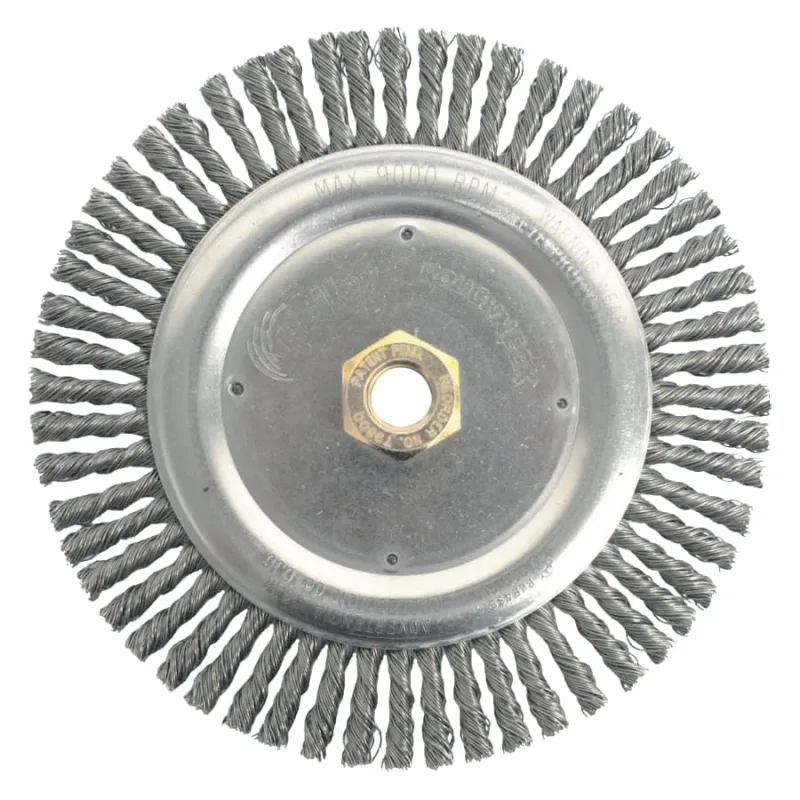 Dually® Stringer Bead Wheel, 7 in dia x 3/16 in Face W x 5/8 in-11 UNC x 0.020 in, 9000 RPM, 1 EA/EA