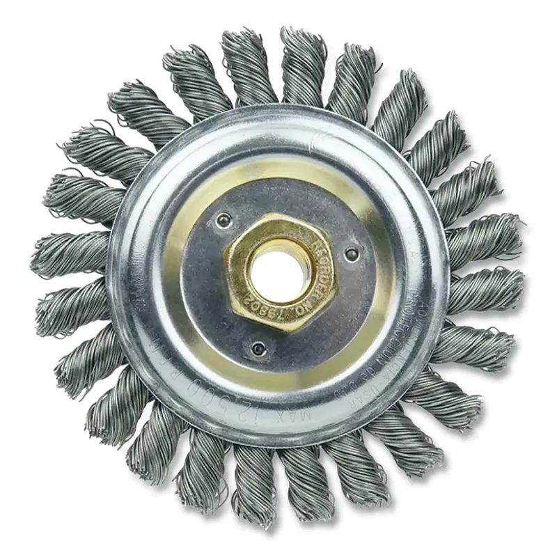 Dually® Stringer Bead Wheel, 5 in dia x 1/2 in Face W x 5/8 in-11 UNC x 0.023 in, 12500 RPM, 5 EA/BX