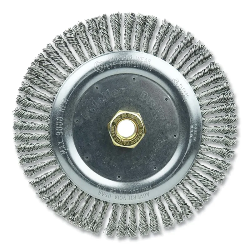 Dually® Stringer Bead Wheel, 7 in dia x 3/16 in Face W x 5/8 in-11 UNC x 0.020 in, 9000 RPM, 5 EA/BX