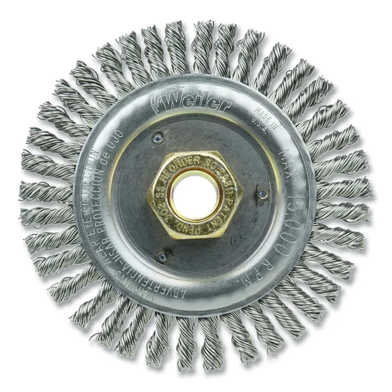 Dually® Stringer Bead Wheel, 4-1/2 in dia x 3/16 in Face W x 5/8 in-11 UNC x 0.020 in, 15000 RPM, 5 EA/BX