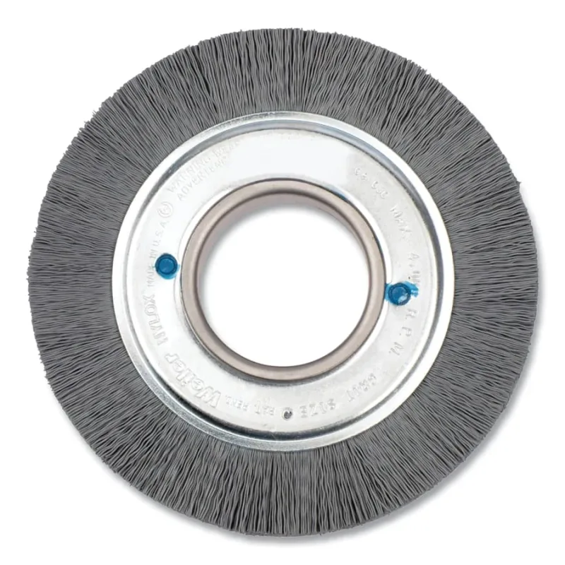 6 in Crimped Filament Nylox Wheel, 0.018/500SC Fill, 2 in Arbor Hole