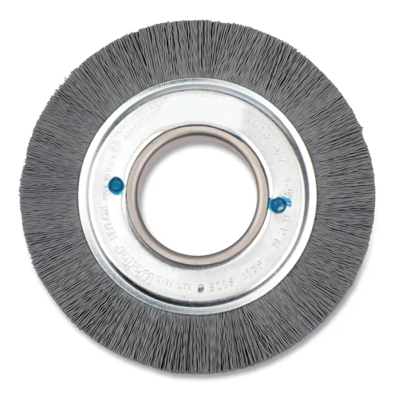 6 in Crimped Filament Nylox Wheel, 0.022/120SC Fill, 2 in Arbor Hole