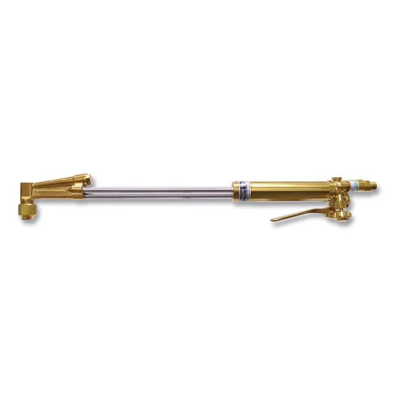 H-Style Hand Cutting Torch, 12 in Cutting Cap., 21 in Torch L, Bottom Rear Lever, 180° Head Angle, Acetylene