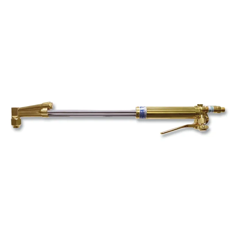 H-Style Hand Cutting Torch, 12 in Cutting Cap., 21 in Torch L, Bottom Rear Lever, 180° Head Angle, Fuel Gas