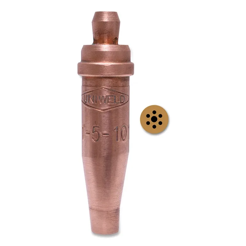 V-Style 1-Pc Acetylene Cutting Tip - 5-101 Series, Size 1