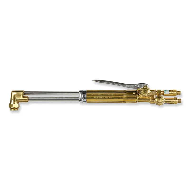 V-Style Hand Cutting Torch, 12 in Cutting Cap., 17 in L, Top Rear Lever, 90° Head Angle