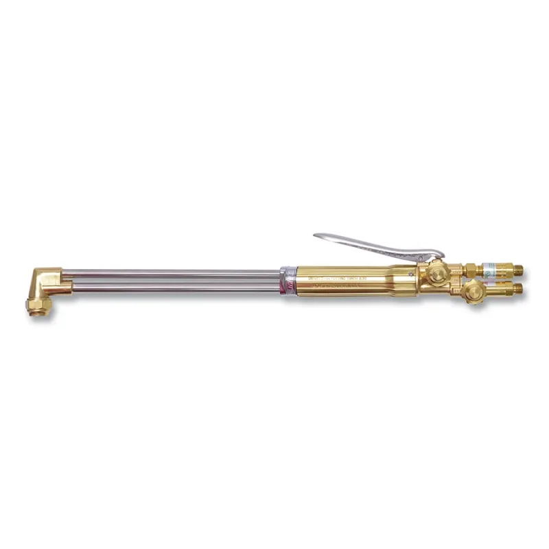 V-Style Hand Cutting Torch, Heavy Duty, 12 in Cutting Cap., 21 in L, Top Rear Lever, 90° Head Angle