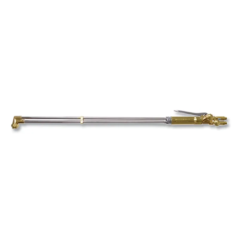 V-Style Hand Cutting Torch, 12 in Cutting Cap., 36 in Torch L, Top Rear Lever, 90° Head Angle