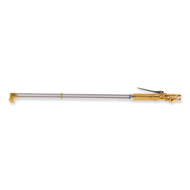 V-Style Hand Cutting Torch, 12 in Cutting Cap., 36 in Torch L, Top Rear Lever, 90° Head Angle, with Flashback Arrestors