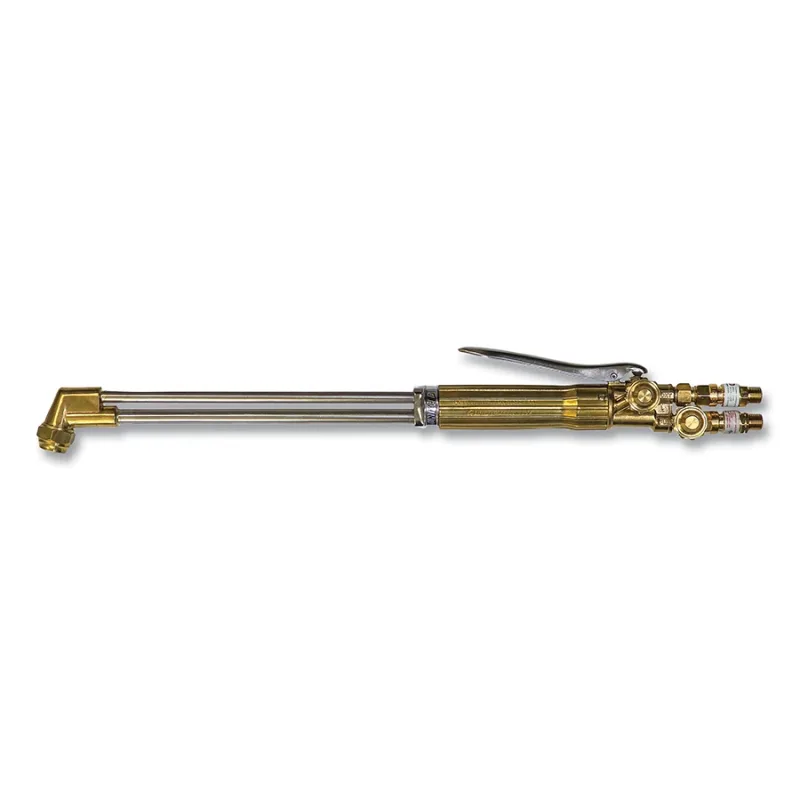 V-Style Hand Cutting Torch, 12 in Cutting Cap., 21 in Torch L, Top Rear Lever, 75° Head Angle, with Flashback Arrestors