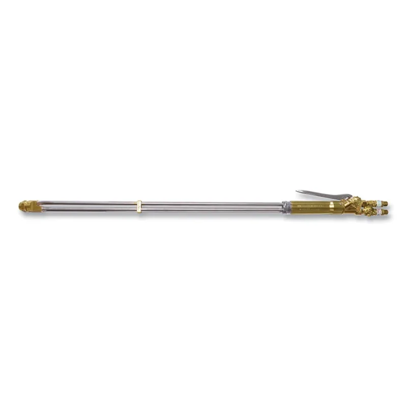 V-Style Hand Cutting Torch, 12 in Cutting Cap., 48 in Torch L, Top Rear Lever, 180° Head Angle, with Flashback Arrestors