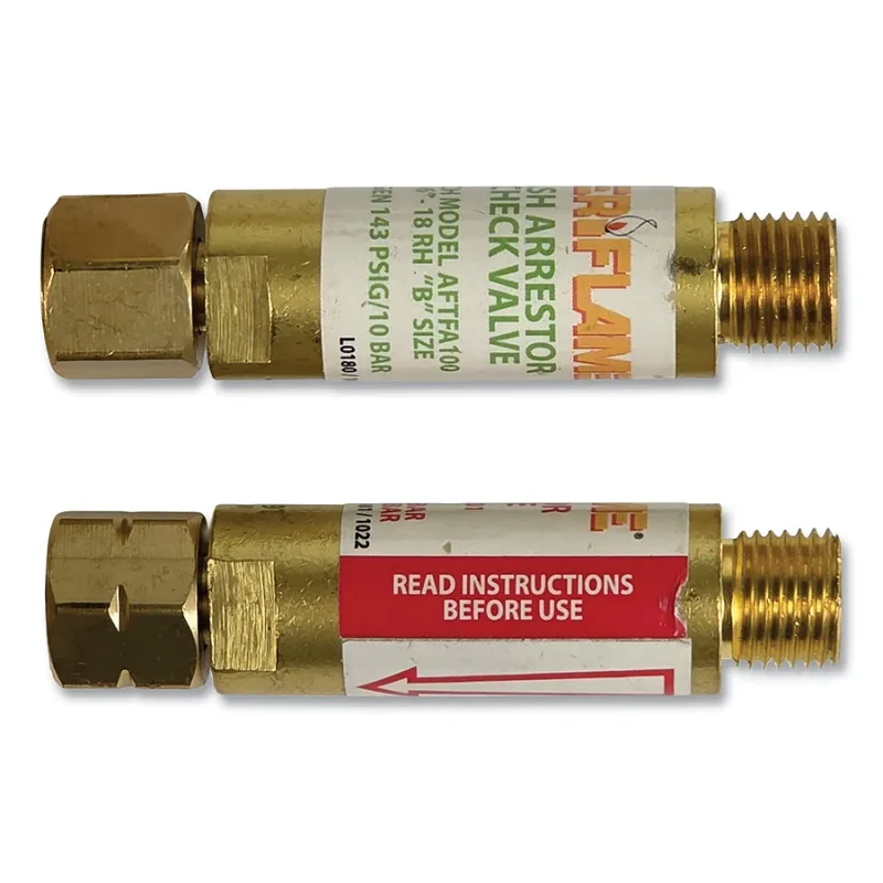 Flashback Arrestor, Fuel/Oxygen, Torch Mount, 9/16 in-18 (B)