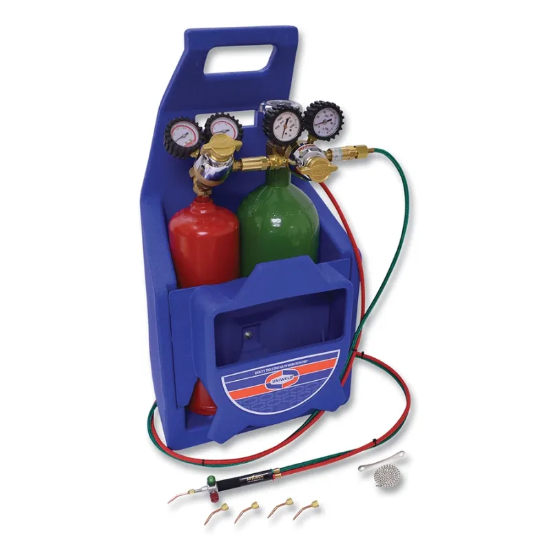 ArTorch® Pinpoint Flame Tool Kit, MAP//Pro™/LPG, Incl 6-ft Twin Hose w/B Fittings, Chk Valves, Reg, Cyl, Tips, Tote, Wrench