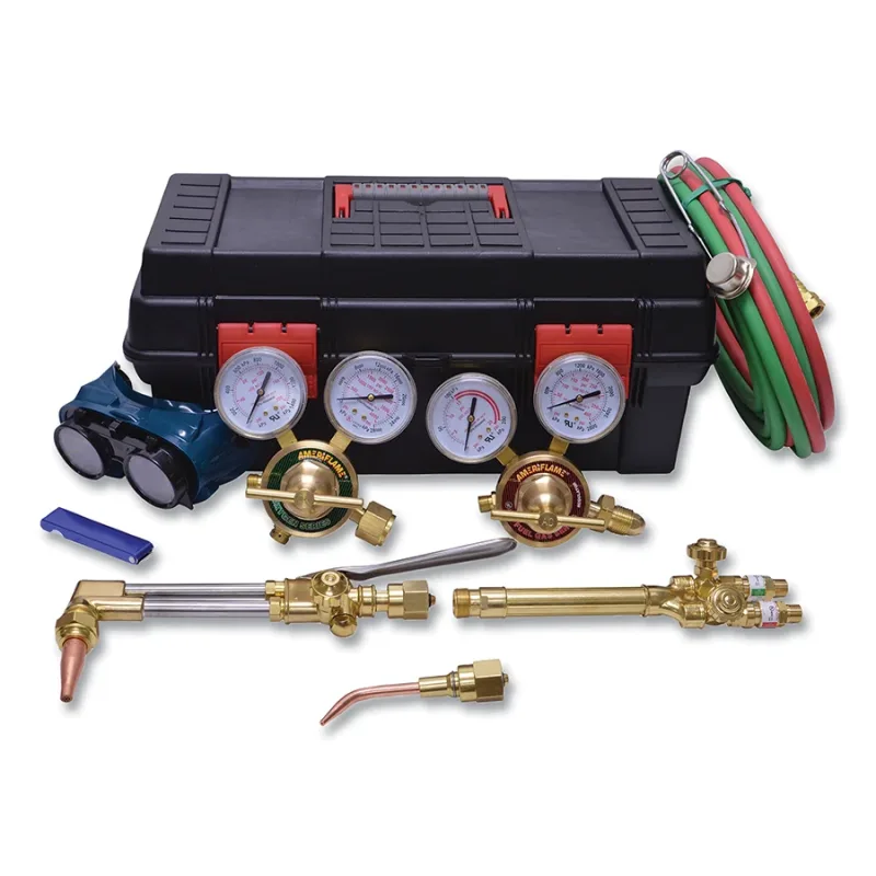 H-Style Heavy-Duty Welding/Heating/Cutting Outfits, Comes in Reusable Plastic Toolbox