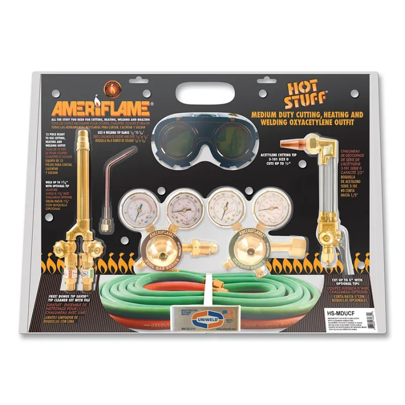 V-Style Medium-Duty Oxyacetylene Outfits, Upgrades to Advnaced Flashback Arrestors